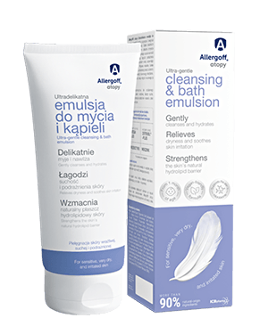 Allergoff atopy® Ultra-gentle cleansing & bath emulsion - packshot