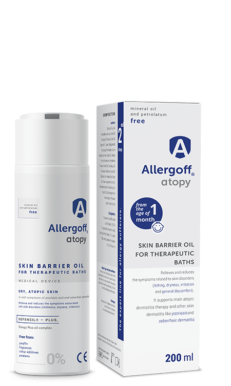 Allergoff Skin barrier oil for therapeutic baths - image