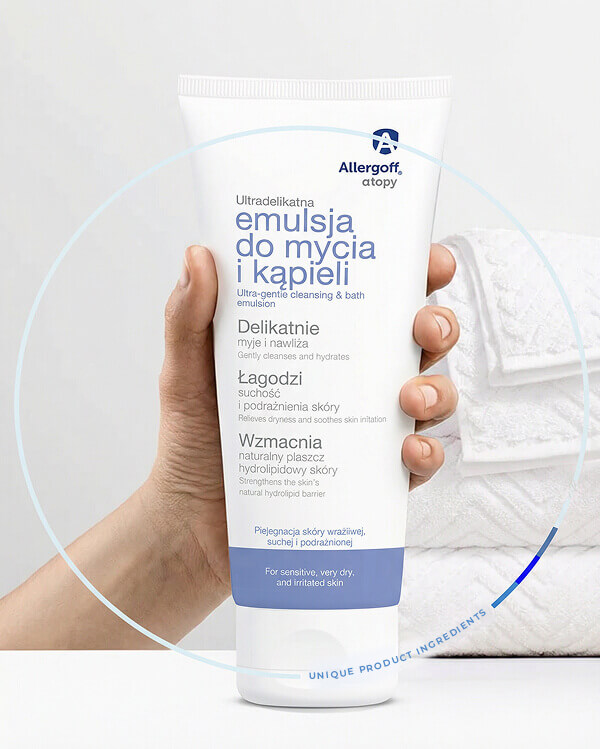 Allergoff atopy® Ultra-gentle cleansing & bath emulsion - packshot